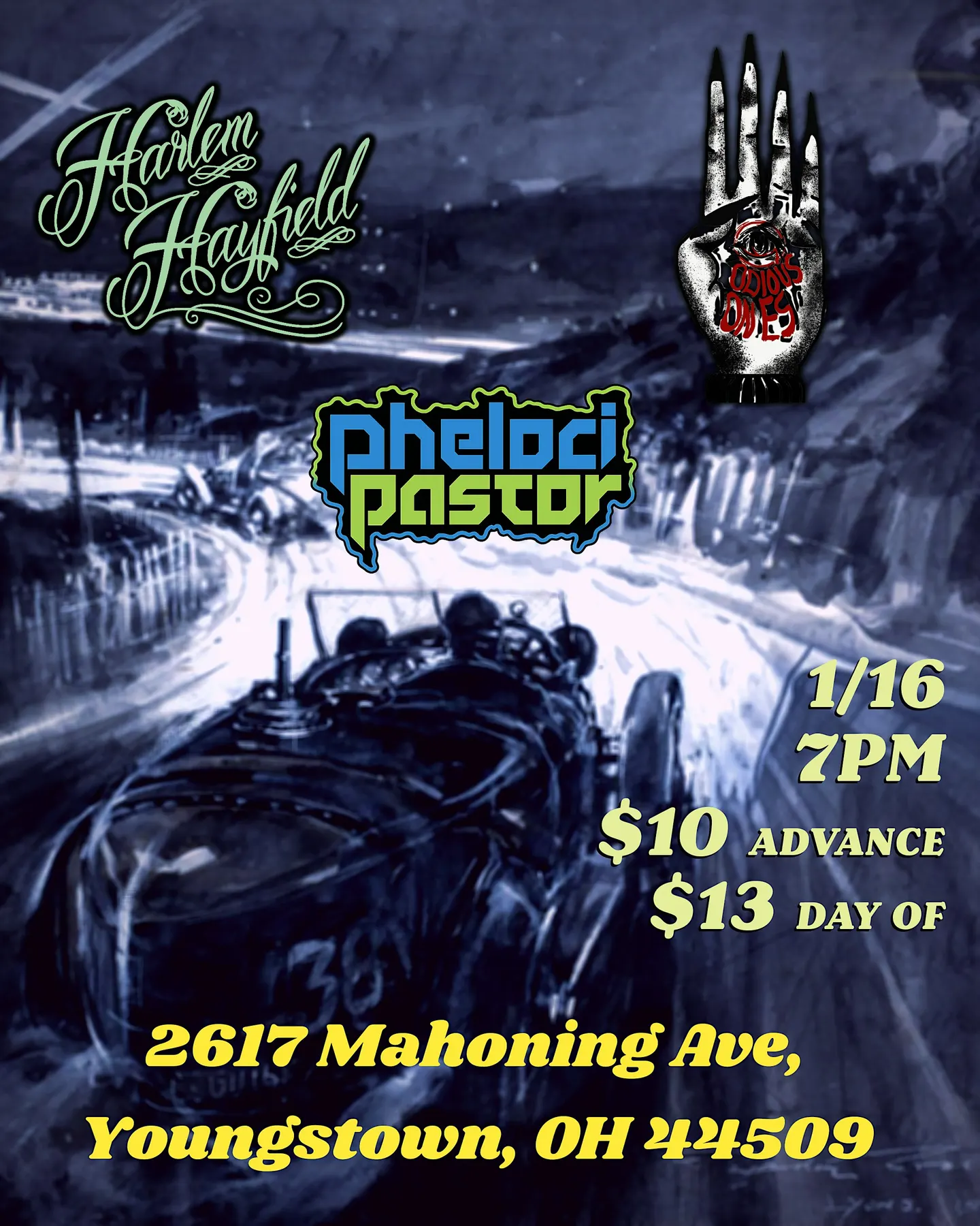 Phelocipastor/Harlem Hayfield/O Odious Ones