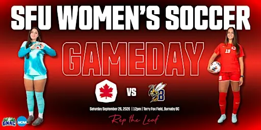 SFU Women's Soccer vs. Montana State University Billings