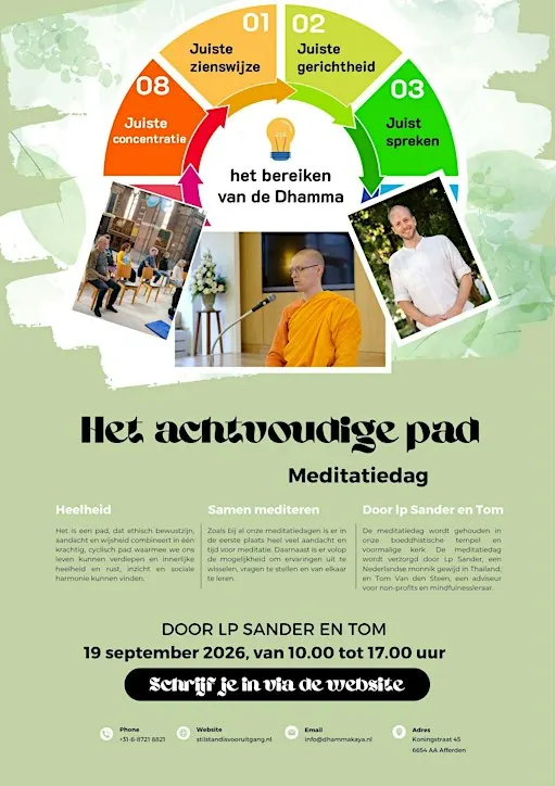 Meditatiedag “Het achtvoudige pad”