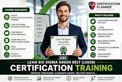 Lean Six Sigma Green Belt Training Eugene | Pass & Guaranteed To Run