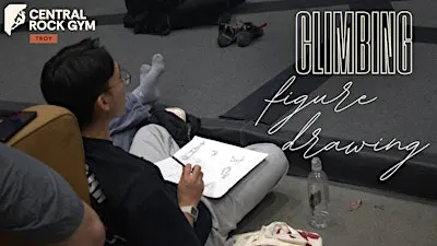 Climbing Figure Drawing