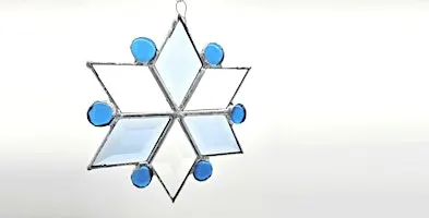 Stained Glass Snowflakes