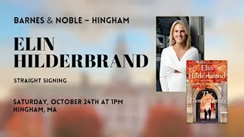 Signing with Elin Hilderbrand for THE THOROUGHBREDS at B&N-Hingham