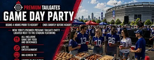 Premium Tailgate: New York Giants vs. Cleveland Browns