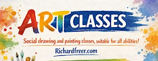 Social drawing and painting classes