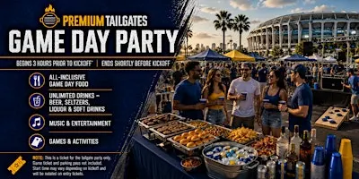 Premium Tailgate Party: Los Angeles Rams vs. Kansas City Chiefs