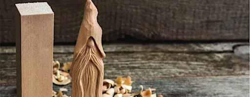Lee Valley Tools Laval - Sculpture d’un sorcier en bois