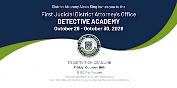2026 New Detective Academy