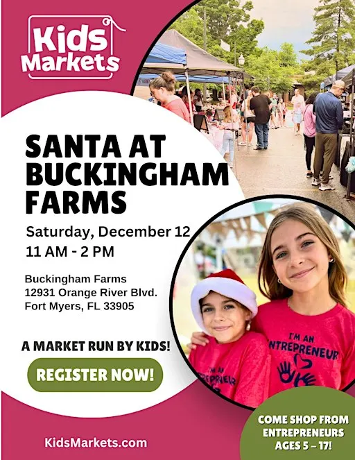 Kids Markets at Santa at Buckingham Farms