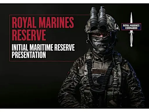 Royal Marines Reserve Scotland ABERDEEN Recruit Presentation