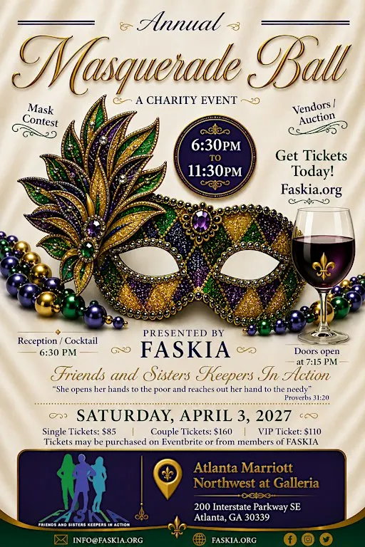 FASKIA ANNUAL CHARITY MASQUERADE BALL
