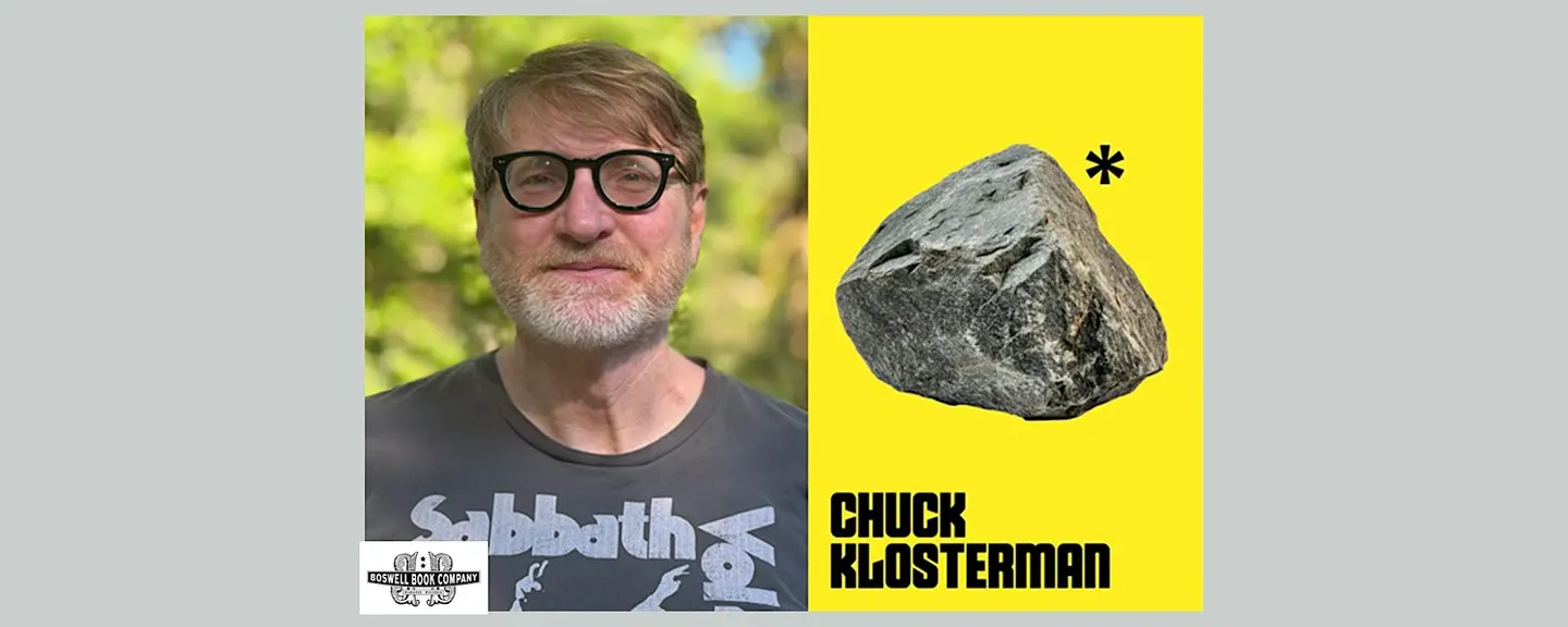 Chuck Klosterman, author of ROCK* - a Boswell event