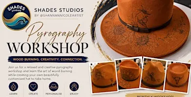 Pyrography Workshop: Custom Hat or Grazing Board