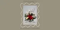 Snowflake Holiday Tin- Flower DIY Class