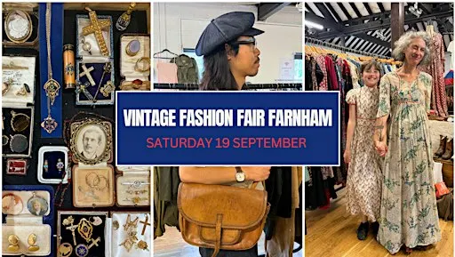 Vintage Fashion Fair Farnham September 2026