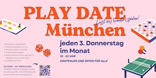 PLAY DATE München #20 - Lasst uns spielen!
