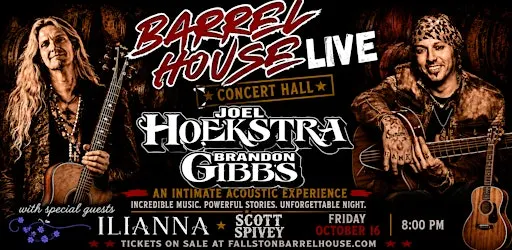 Joel Hoekstra & Brandon Gibbs at Barrel House Live!
