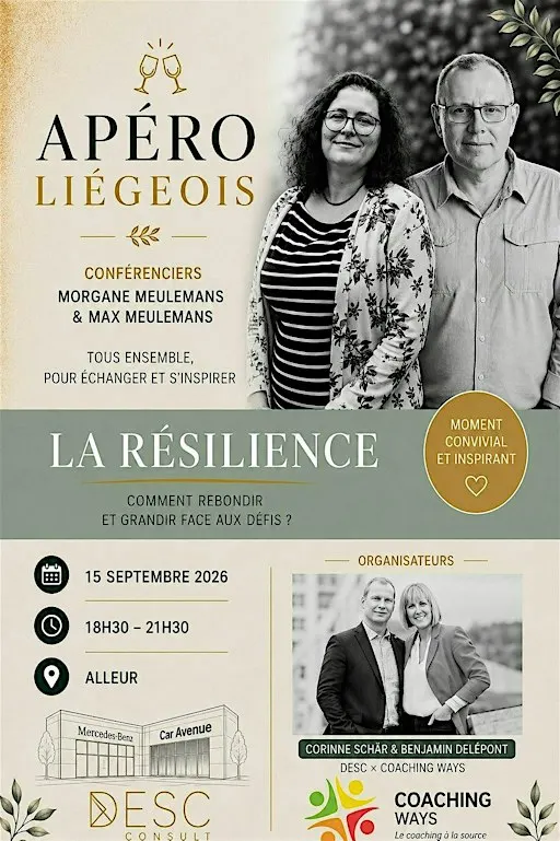 Apéro Liegeois conférence : la résilience