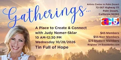 Gatherings: Tin Full of Hope with Judy Nemer Sklar
