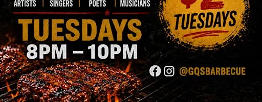 Live R&B Music on the Patio at GQ's Barbecue | Every Tuesday Night
