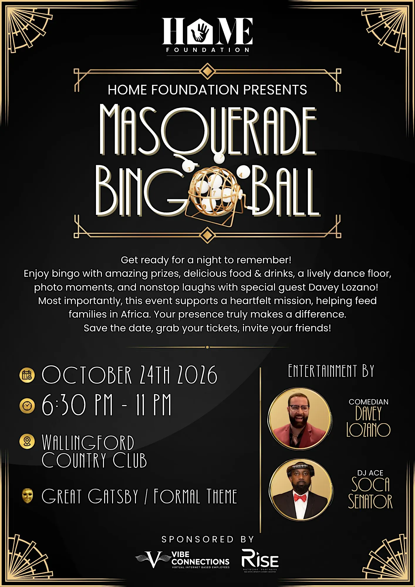 Masquerade Bingo Ball 2026