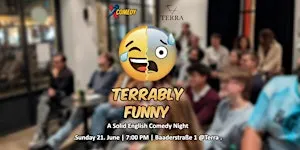Terrably Funny! English Comedy Night @Terra