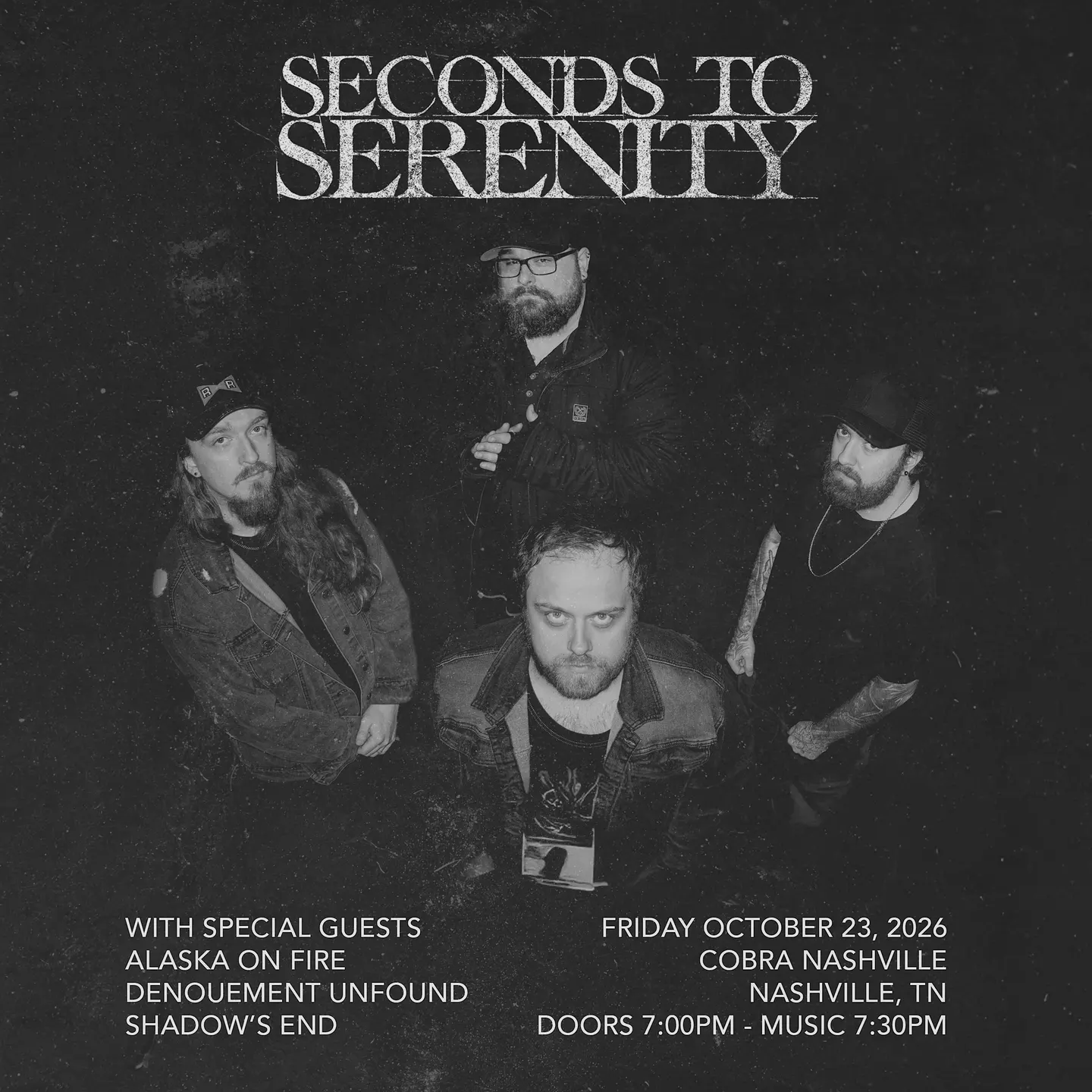 Venue: Venue: Seconds To Serenity I Alaska on Fire I Cabretta I Shadow's En