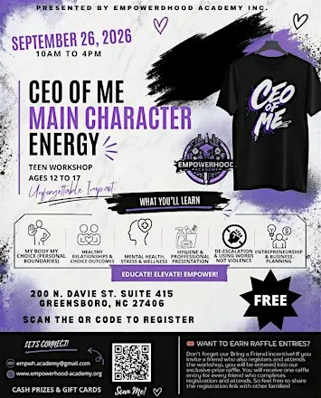 CEO of Me Teen Workshop