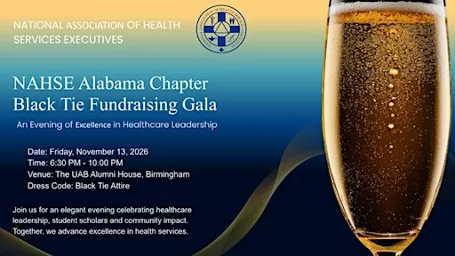 Sponsorship for NAHSE Alabama Black Tie Fundraising Gala