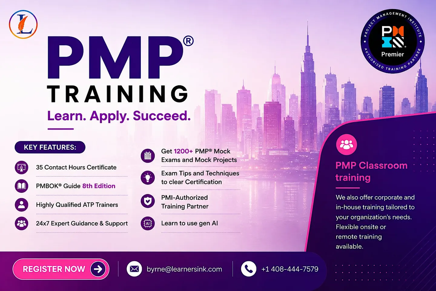 PMP Program In-Person Training In Omaha, NE