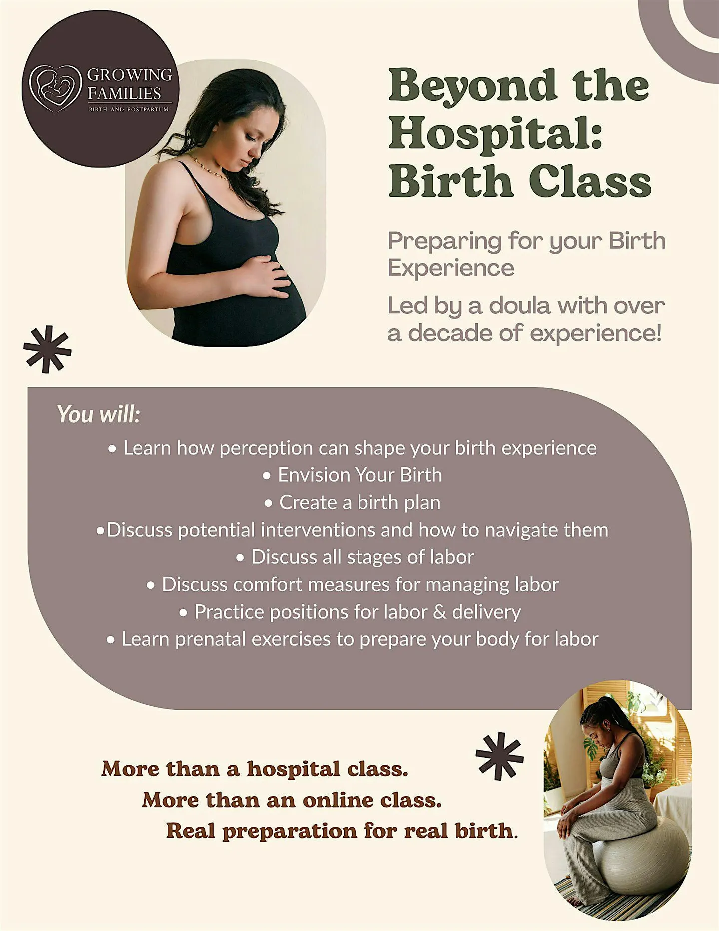 Beyond the Hospital: Breastfeeding and Birth Classes