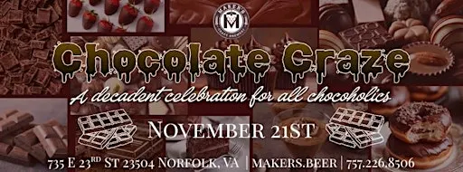 Chocolate Craze at Maker's Craft Brewery