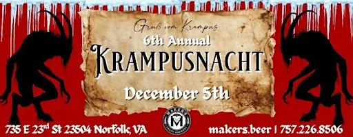 6th Annual Krampusnacht at Maker's Craft Brewery