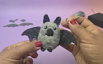 Beginner Needle Felting: Bats