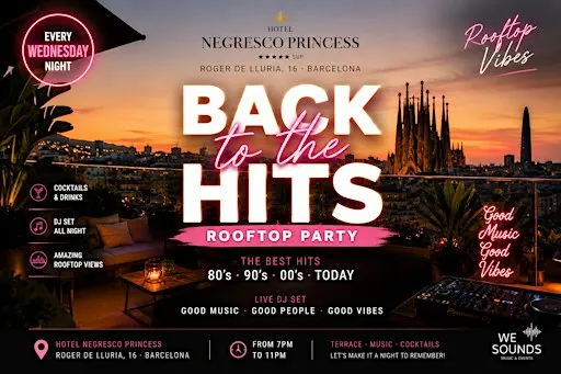 BACK TO THE HITS ROOFTOP VIBES – Party at Negresco Princess
