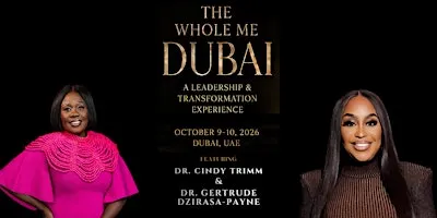 The Whole Me Dubai 2026 featuring Dr. Cindy Trimm