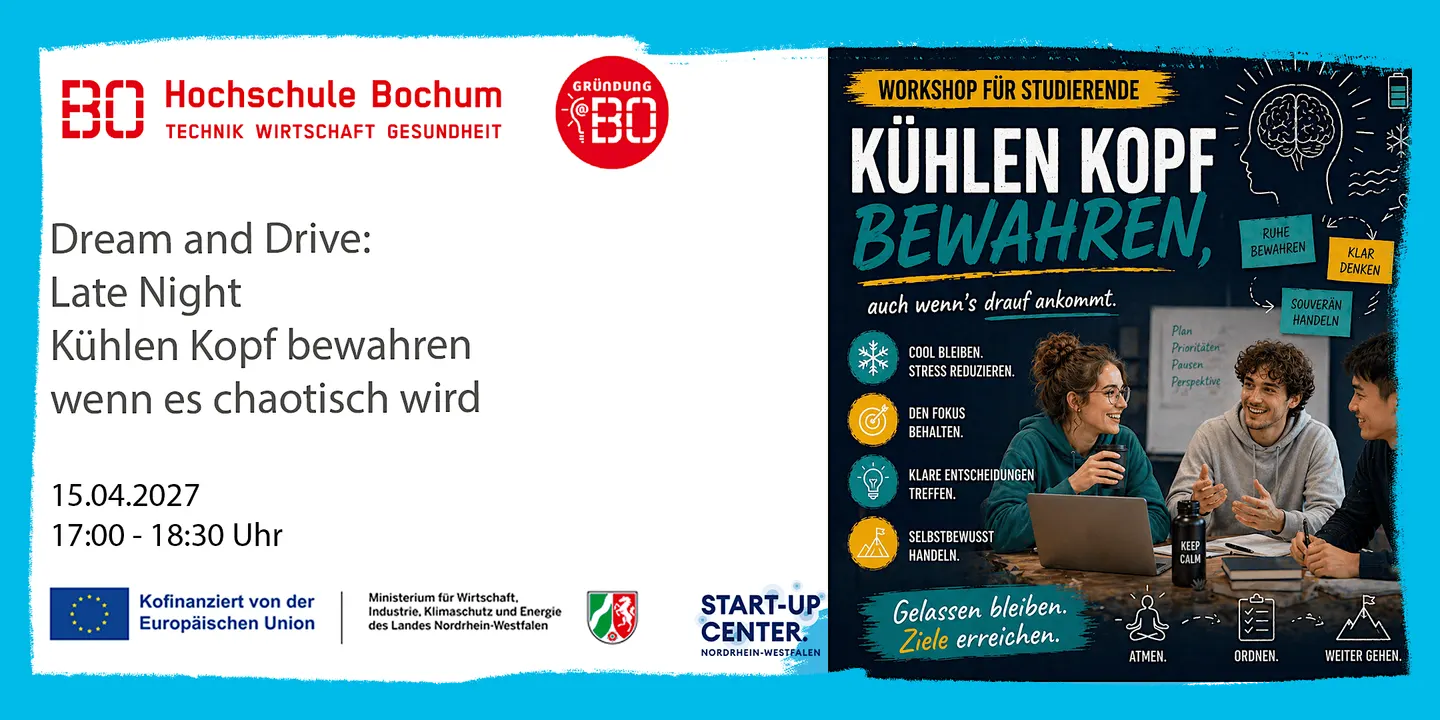 Dream and Drive: Kühlen Kopf bewahren – wenn es chaotisch wird