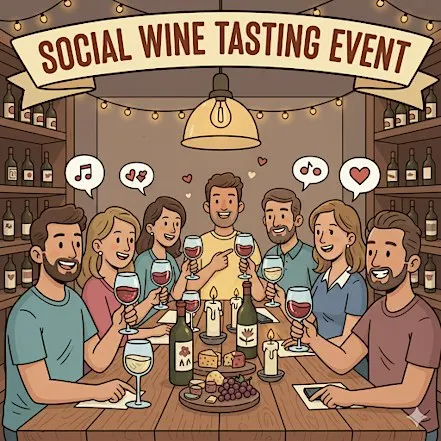 Social Blind Wine Tasting - Eat 17
