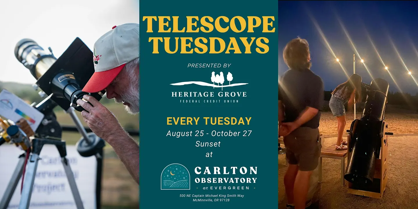 Telescope Tuesdays - Stargazing in McMinnville, OR