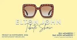Elton John Tribute Show Live at Club Marion