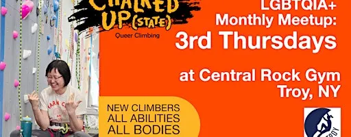 Chalked Up(state) Queer Climbing: 3rd Thursdays in Troy