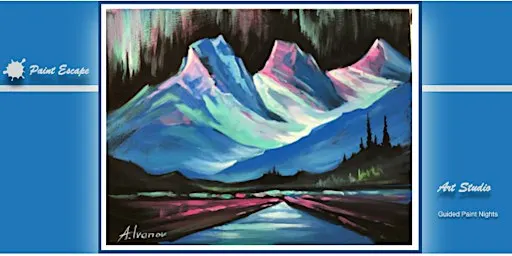 Paint Night-Three Sisters Aurora