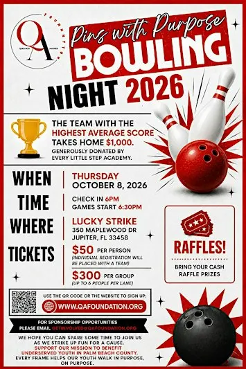 Pins with Purpose Bowling Night