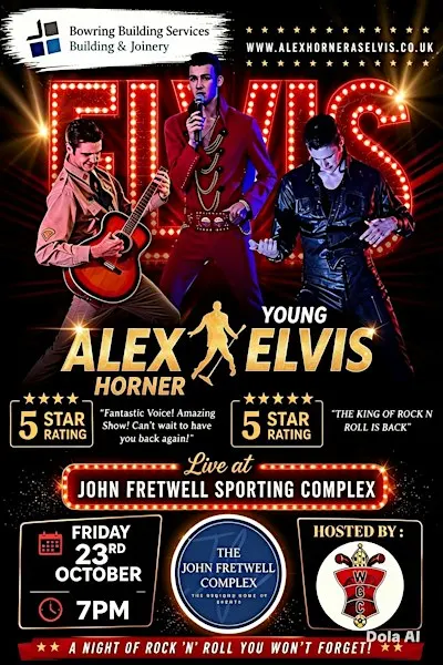 Welbeck Cricket Club Presents: Alex Horner as Young Elvis