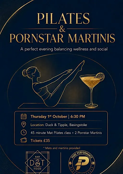 Pilates & Pornstar Martinis