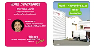 Visite de l'entreprise Métropole Dépôt (lauréat 2025)