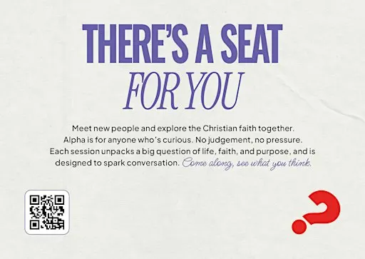 The Alpha Film Series - including lunch