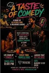 A Taste Of Comedy Dinner & Comedy Open Mic