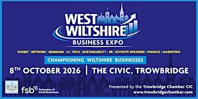 West Wiltshire Business Expo - Thursday 8th October