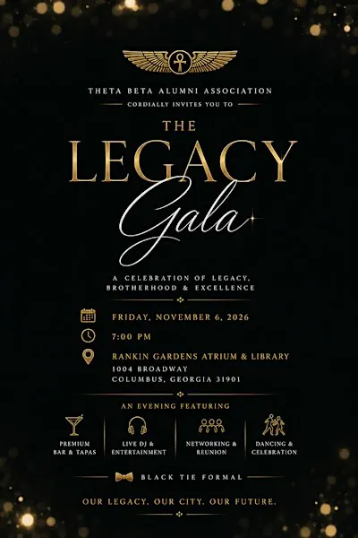 2026 Legacy Gala - Theta Beta Alumni Association